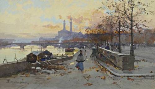  Eugène Galien-Laloue (1854–1941) was a French artist of French-Italian parents and was born in Pari