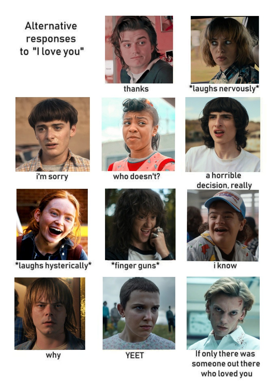 What type of person are you? : r/StrangerThings