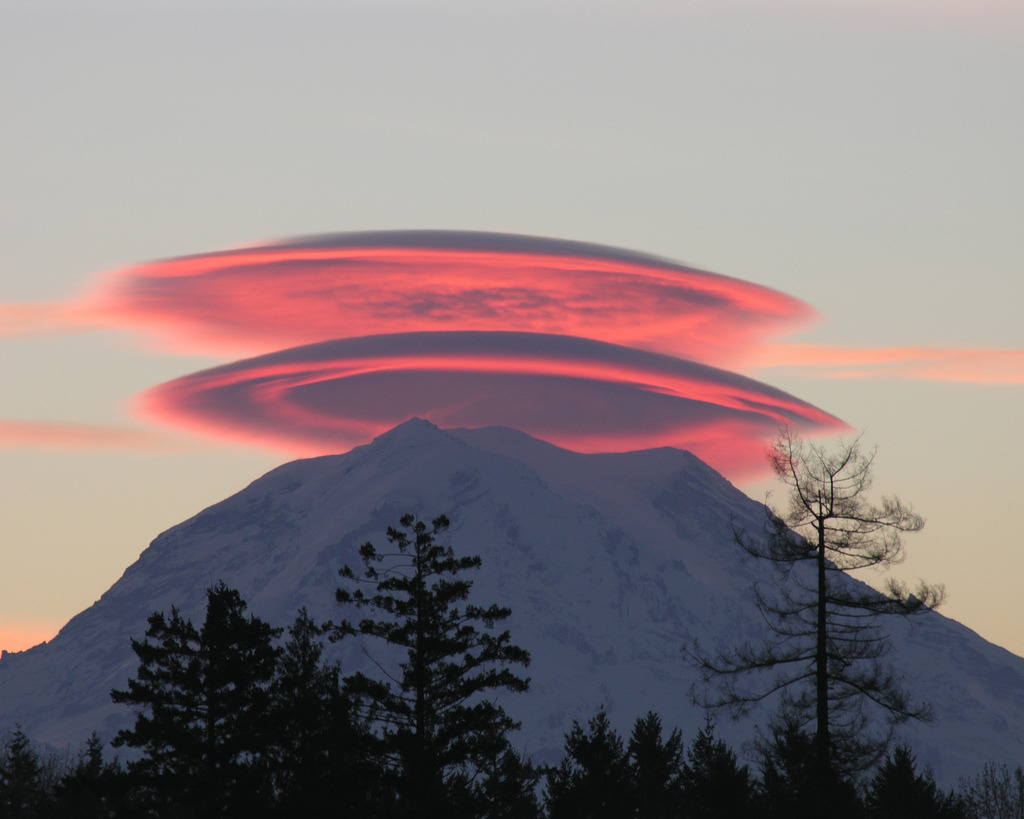 likeafieldmouse:
“ James L. - Lenticular Clouds Over Mt. Rainier (2004)
”