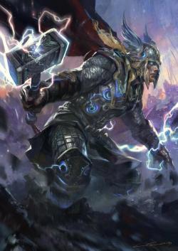 artificialdeadman:  Thor  by Hung-wen Chang