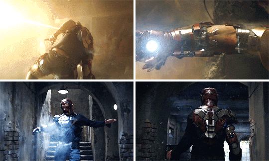 michaelsbjordans: tony + suit up evolution