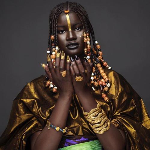 divinebeauties: Khoudia Diop by Joey Rosado for ’NYENYO’ Campaign