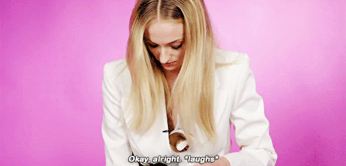 gameofthronesdaily: Sophie Turner Plays With Puppies While Answering Fan Questions