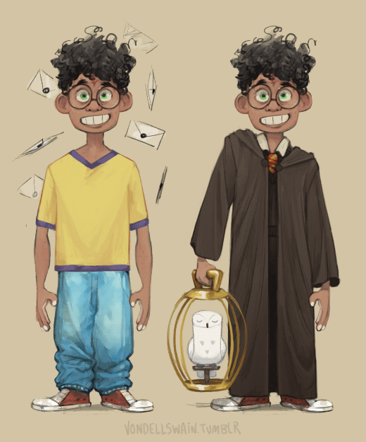 micdotcom:  Gorgeous fan art shows what Harry Potter characters would look like with