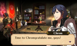 horticulturalcephalopod:  geekyasfuck:  Chrom has the worst sense of humor.  chrom: ruler of ylisse, leader of the shepherds, master of dad jokes 