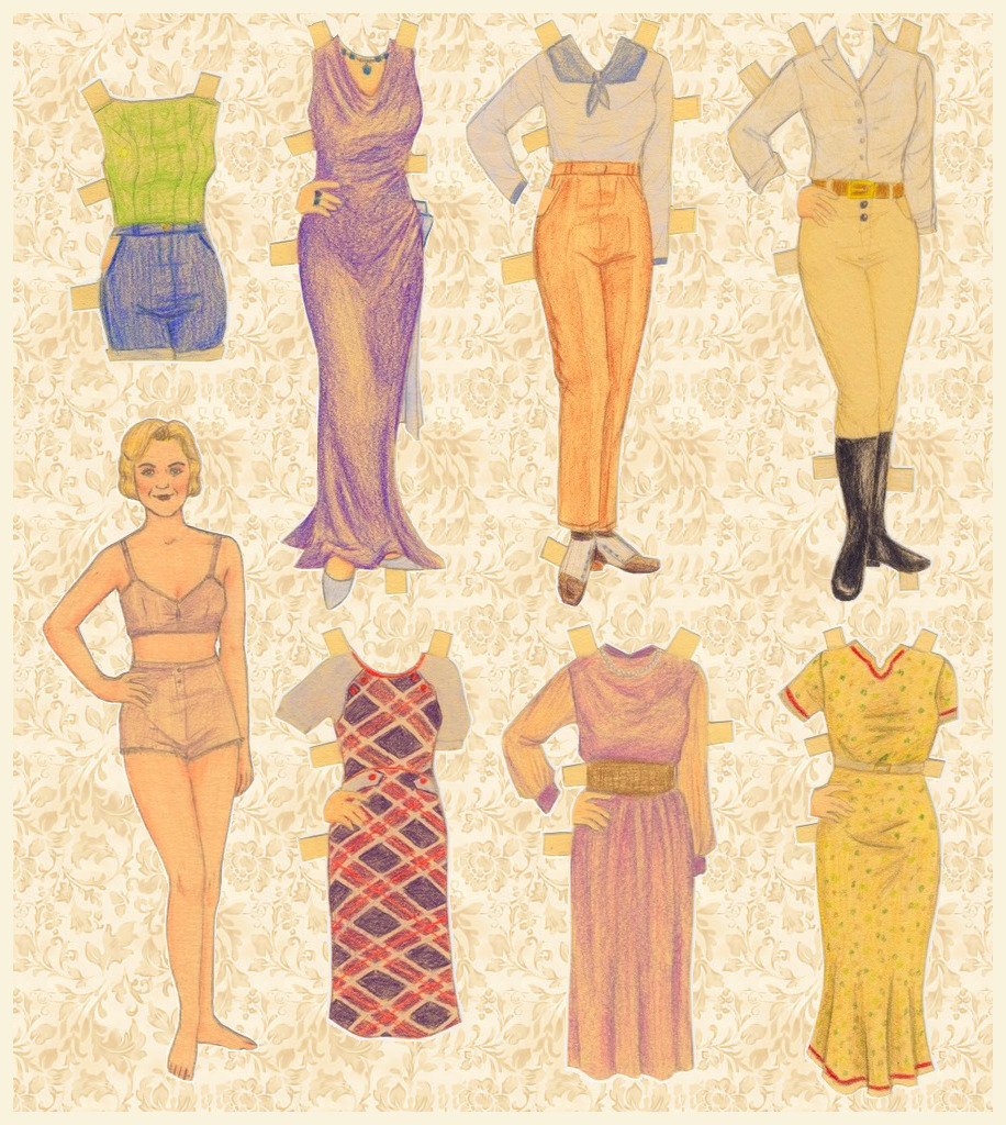 sufficientlyqueer:  Charlotte Pollard, Edwardian Adventuress paper doll Feel free