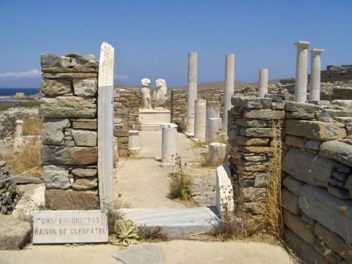 ancientart:The House of Cleopatra and Dioscorides. Located on the island of Delos, Greece. ”Cleopatr