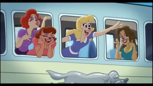 lesserknownwaifus:The Bella’s on the bus from episode one of “Legend of the three Caballeros”