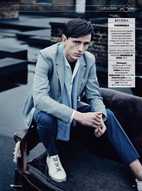 Coups de Griffes | GQ France March 2015Photographer: Julian BroadStylist: James Sleaford