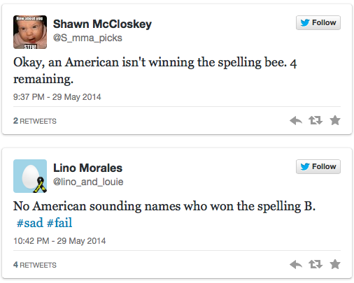 micdotcom:  The racist response to the Spelling Bee is further proof America isn’t