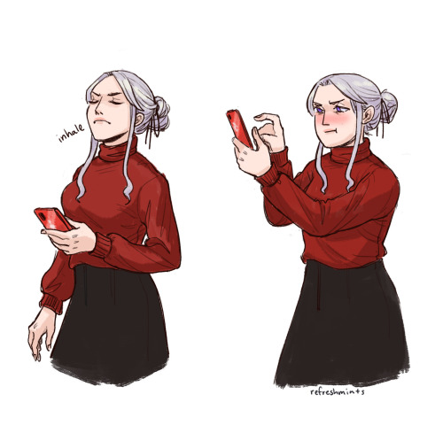 edelgard does her best: an edelthea modern au