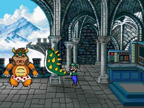 This was from the PC version of Mario is Missing!, and is the only time we’ve ever seen Bowser in his underwear.