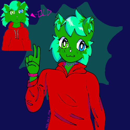 Redrew The First Digital Drawing I Ever Did! Ive Improved Alot :3