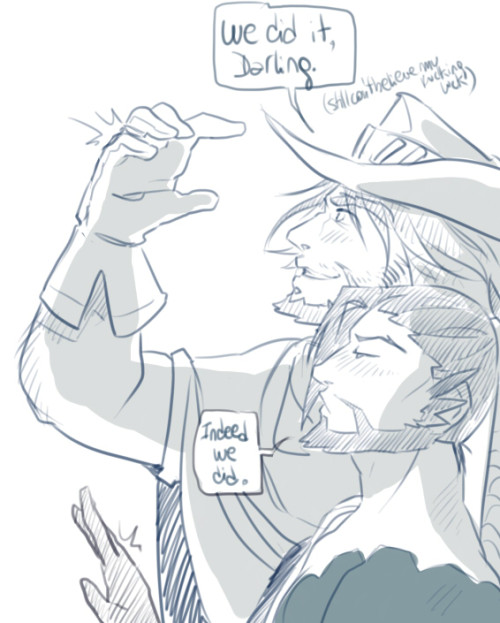 dedmerath:   You get what you get, McCree. Lucky fella!   (He is the same color as his serape, I could not help it.)  Open for McHanzo sugestions, send me a message! 