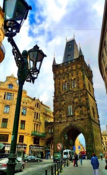 City Gate, Prague, Czech Republic