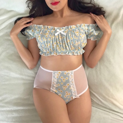 sugarlacelingerie: Shop the New Daisy Collection on Etsy today! All handmade and made to order https