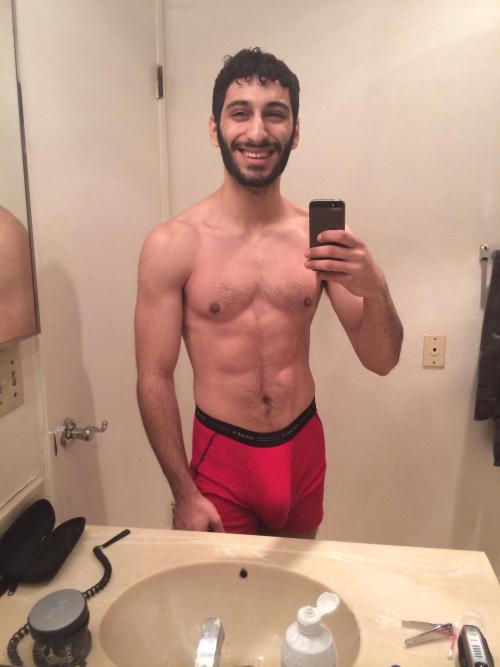 str8guysgonewild:  Sexy Palestinian shows off his big uncut cock Follow Str8GuysGoneWild for more original straight guys naughty sexting pics and vids 