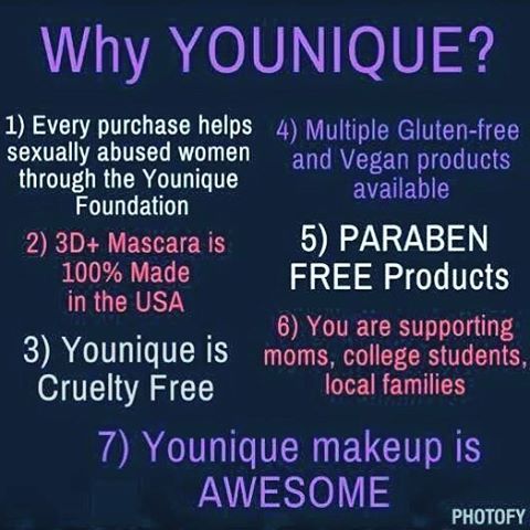 Some of the many reasons why I Younique!