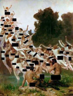 daddydadoufan:  everythingstarstuff:  William Bouguereau the oréades   un collage?