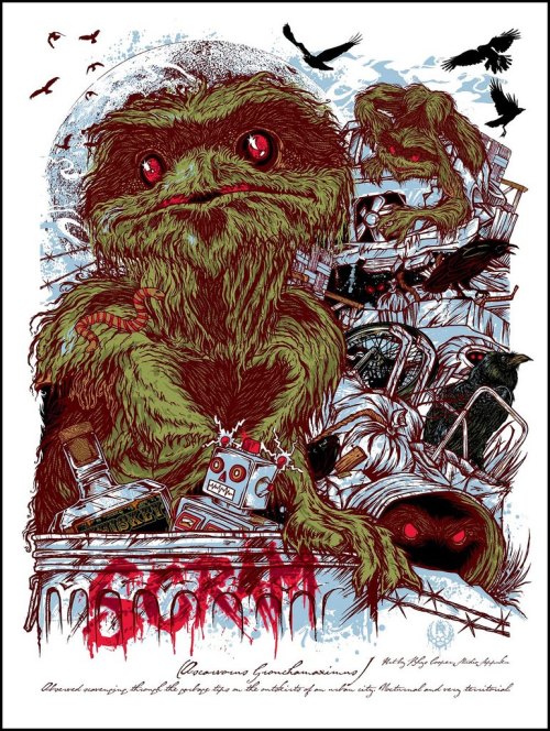 comicwarz:  Cookie Monster, Oscar the Grouch, and Animal by Rhys Cooper 