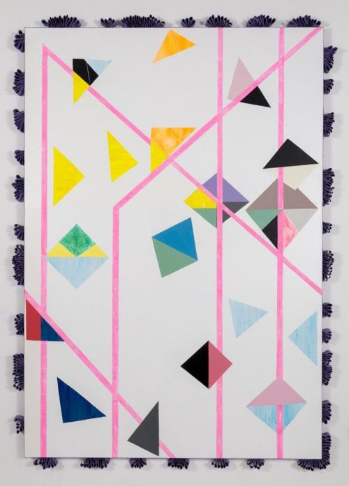 elisemesner:  Sarah Cain, “New Logic” (2014), acrylic on canvas, 110 x 78 inches (279.4 x 198.1 cm) 