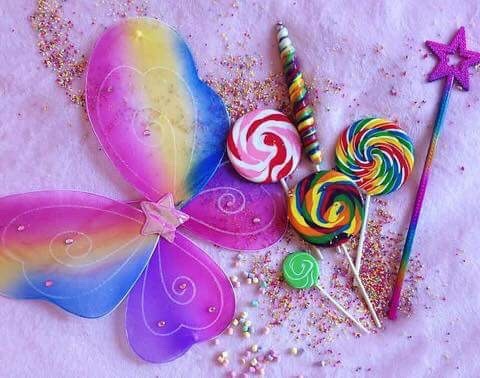 babygirl-blood: Today Daddy covered me in sprinkles and dressed me as a sugar nymph