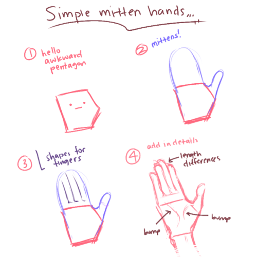 datnuzlockeblog: I’m not an expert on hands but drawing mittens and awkward pentagons help me 