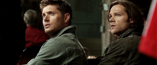 Sam looks confused and uncomfortable while Dean is like… hmmm not bad. A summation of their personalities