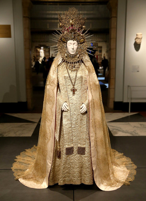 jeannepompadour:“Heavenly Bodies: Fashion and the Catholic Imagination” MET Museum Exhibition YSL We
