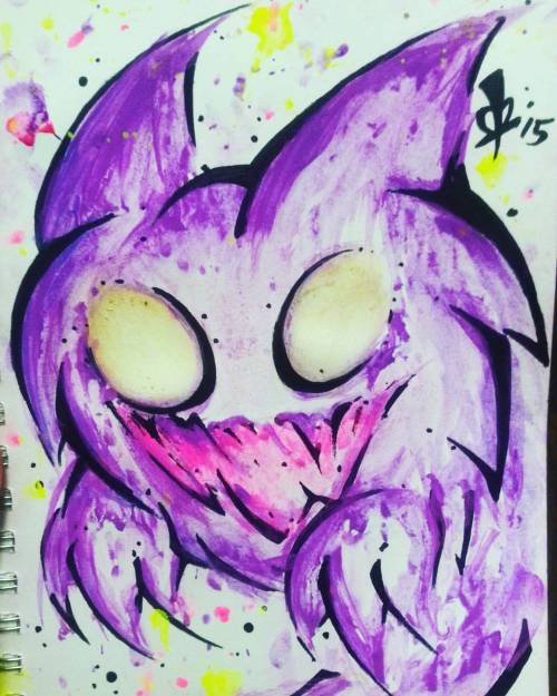 Fuck. Idk. Here’s a ghost. He glows in UV lighting. He’s also for sale. Holla. #Haunter 