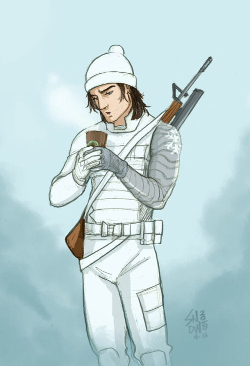 snowzapped:At one point, he had to blend in the snow. Right?-commission info / art blog /  Buy Me a 