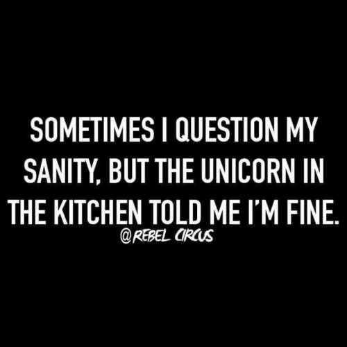 prettylilredhead:  What if you ARE the unicorn in the kitchen??   Thanks for sending me this @patrock72 😂😂😂