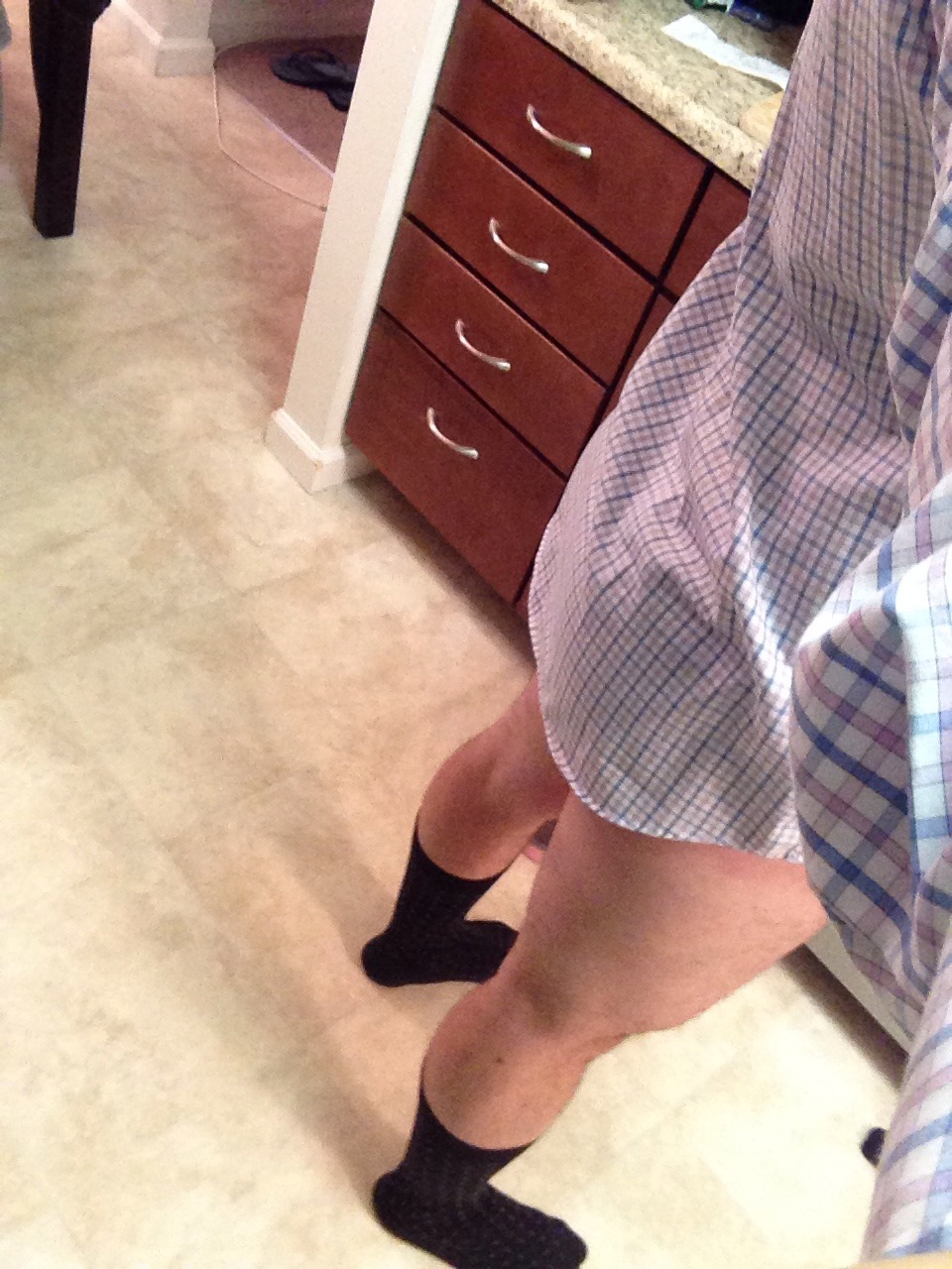 Getting ready to go to work