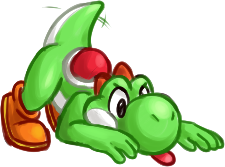 fizzy-dog:  And a quick Yoshi doodle for you! Yoshi is the protagonist of my favorite