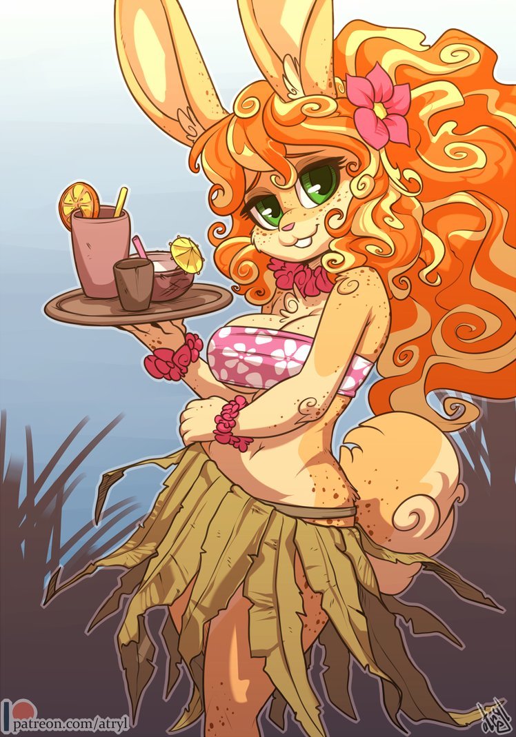 atryl: Care for a Drink? Commission for Flakey. ———  Check my PATREON for more!
