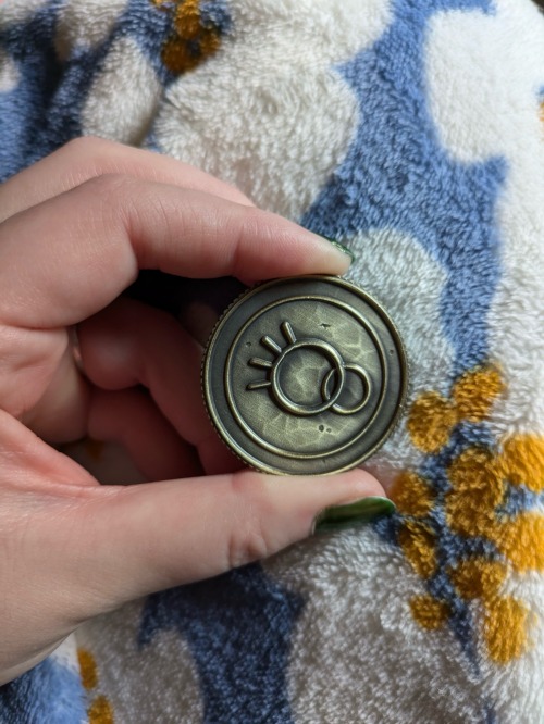 My Funger Coin Finally Arrived (still Trying To Decide If I Have The Guts To Do A Cosplay ) :3 Found