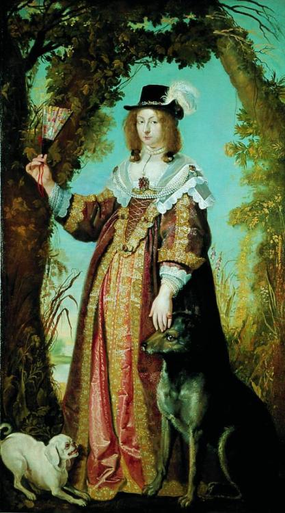 Leonora Christina Ulfeldt by Karel van Mander III, 1643 or 1647