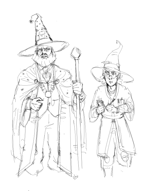 Assorted wizards and friends