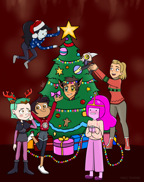 violetrashie: Happy Christmas everyone!! Prints and more here :)