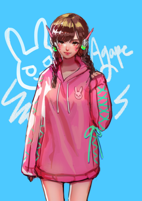 borealisowl:  hana song (love, D.VA!),  D.VA♥  / AGAPE: pixiv, twitterOQ