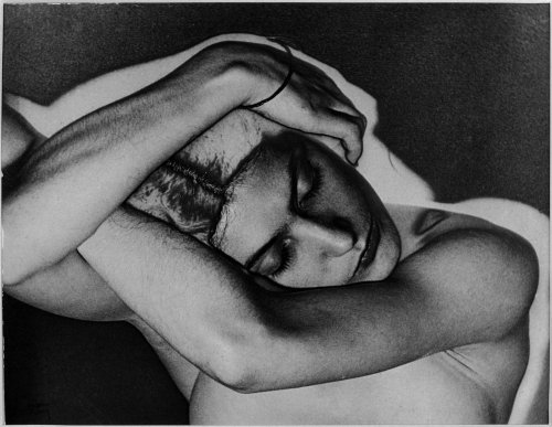 Sleeping Woman, solarised photograph by Man Ray, 1929 (MOMA). Giorgio Agamben writes: The world of t