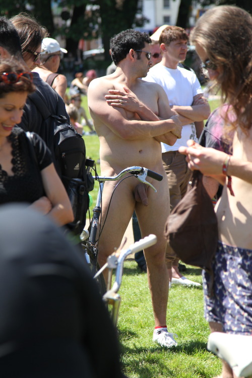 World Naked Bike Ride Brighton 2014To see more pics of this great event go to…publiclynude.tu