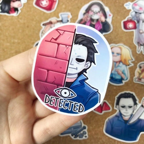 Dead by Daylight sticker pack + pocket calendars are available in my Etsy shop now: www