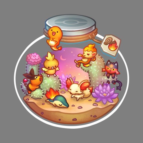Pokemon starter keychain WIPs! I’ll be making and selling them this year at AFASG’16, as