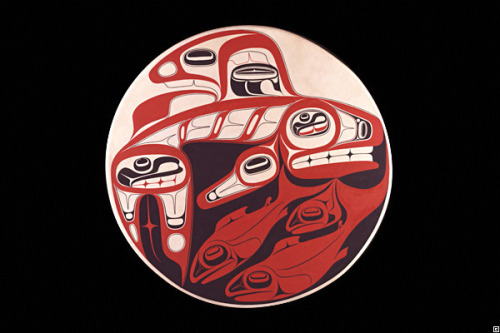 Robert Davidon (series of drums from 1990 - present)A Northwest Cost Native of Haida and Tlingit des