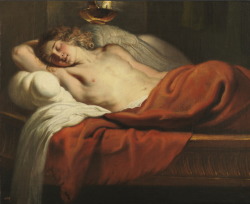 ars-videndi:Erasmus Quellinus II (Flemish, Antwerp 1607–1678) - Amor Asleep, 1630, oil on canvas, 81 × 98 cm, Prado Museum