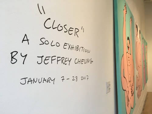 See you TONIGHT for the opening of Jeffrey Cheung’s solo exhibition “Closer” 