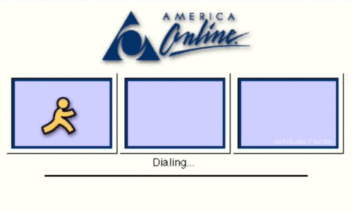 This, Children, Is How We Used To Connect To The Internet. - Imgur