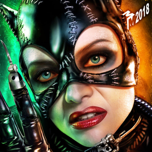 batmannotes: Michelle Pfeiffer as Catwoman    Batman Returns by Mark Armstrong Awesome pic