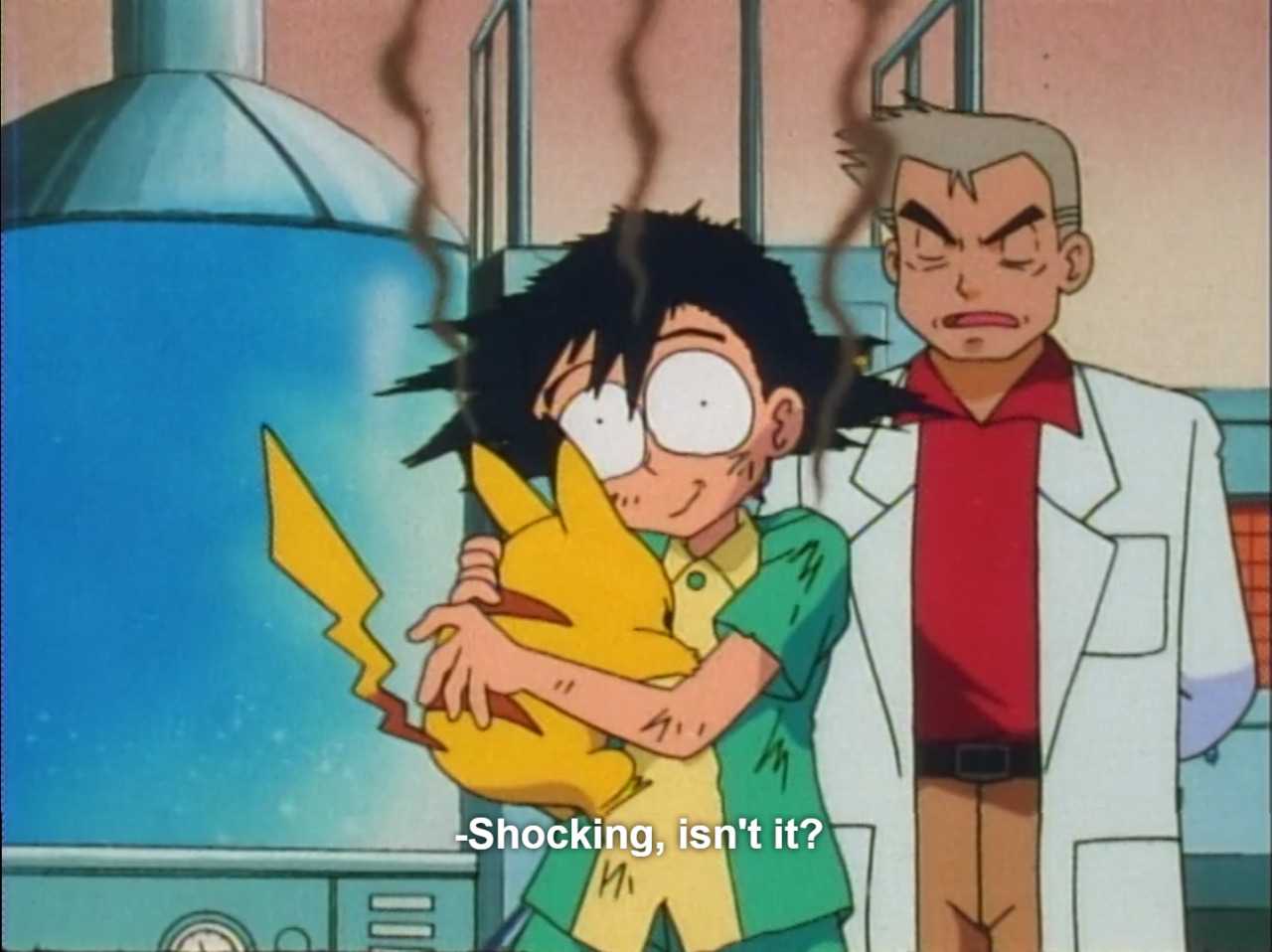 ortizesque: 5 minutes into my rewatch of Pokemon and Professor Oak is being an asshole